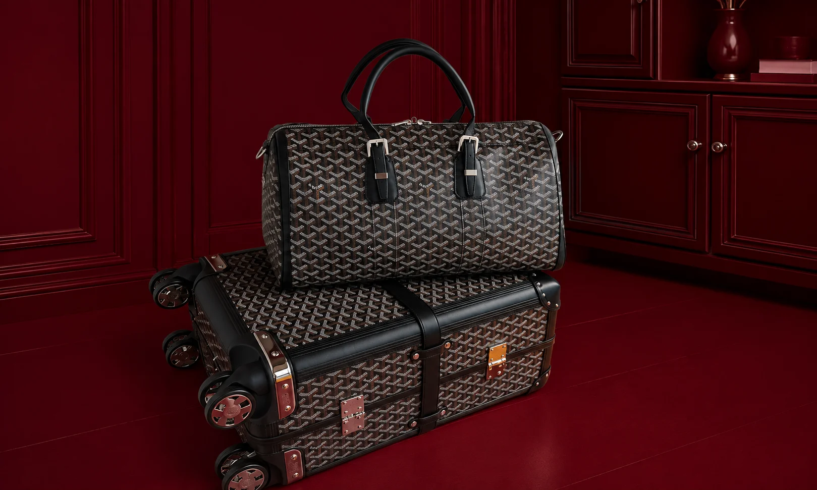 | 15 Best Luxury Luggage Brands for Travelers in 2026 Vintage-style Globe Trotter suitcases showcased together.