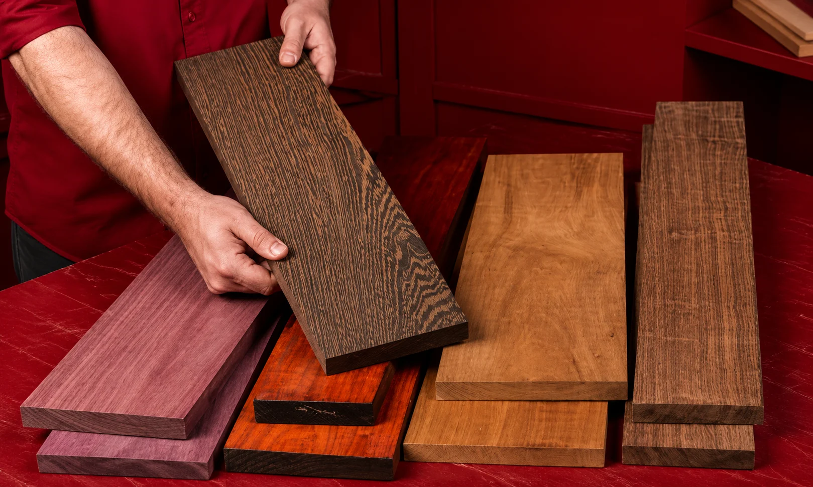 | Mahogany Wood: Types, Identification & Buying Guide Technical comparison of mahogany wood Janka hardness rating and physical strength properties for woodworking applications.