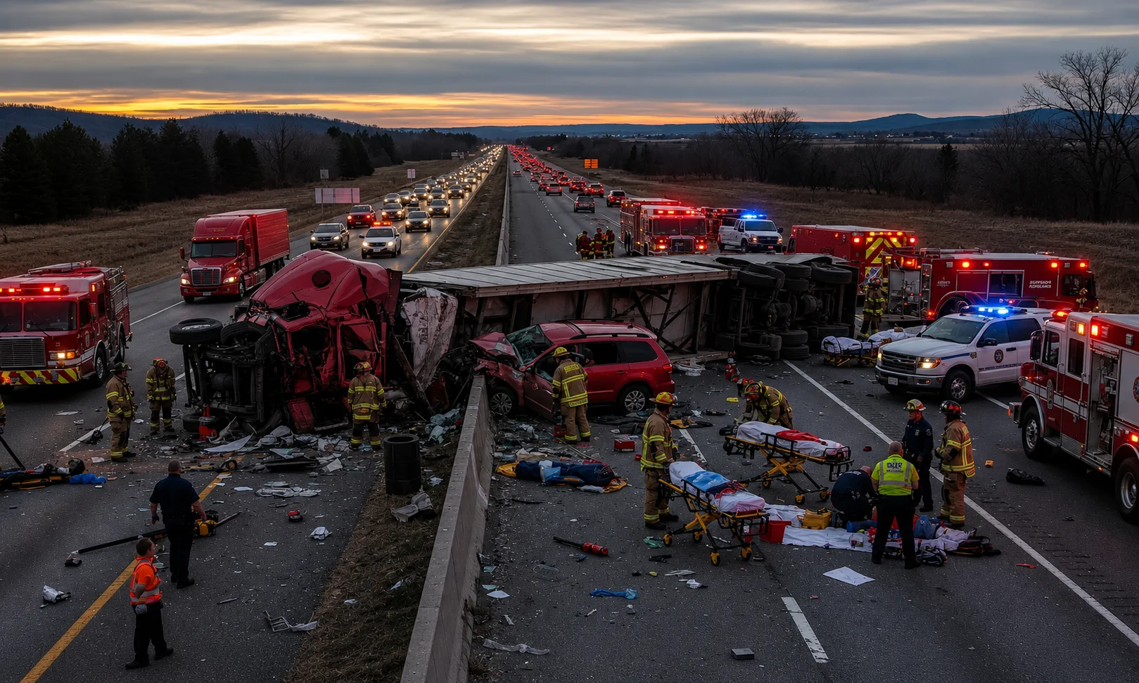 Investigation steps for high-value truck injury cases