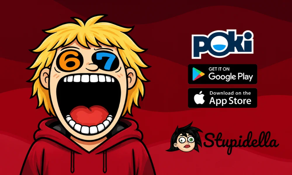 | 67 Games: Play Free Online Games Without Download Step-by-step guide illustrating how to select and play browser games on 67Games.io without downloads.