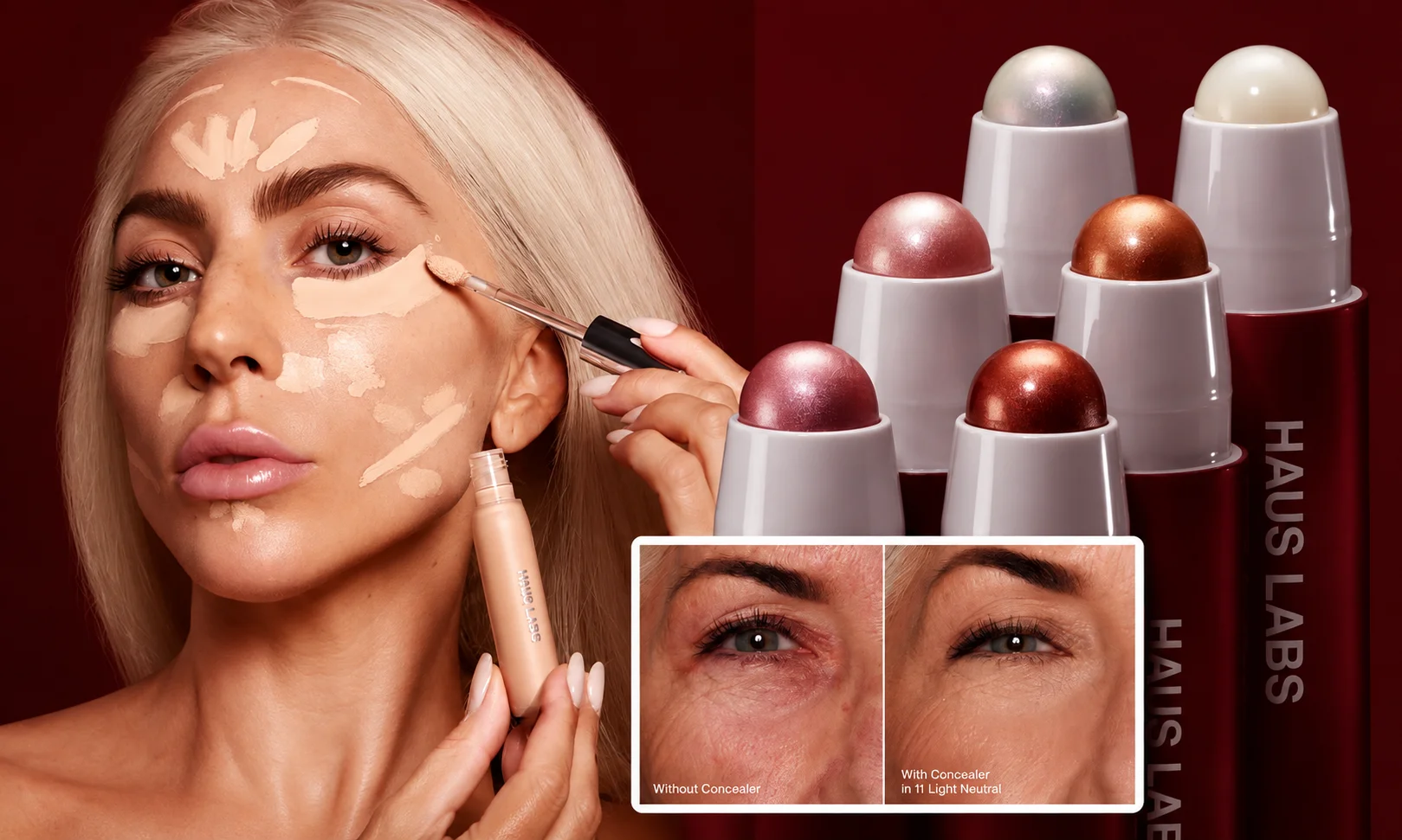 Haus Labs makeup products by Lady Gaga