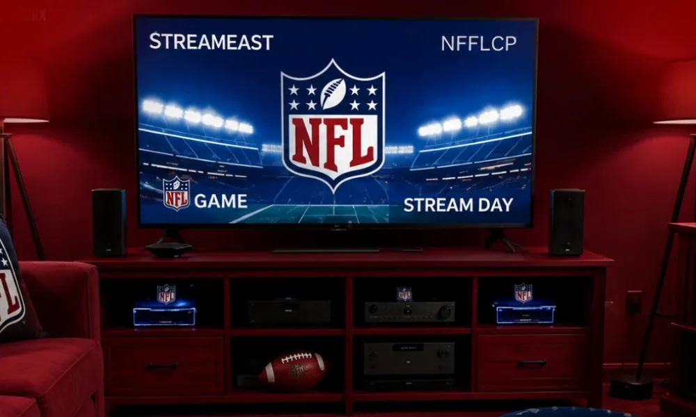 An image focusing on content and media geared toward NFL fans.