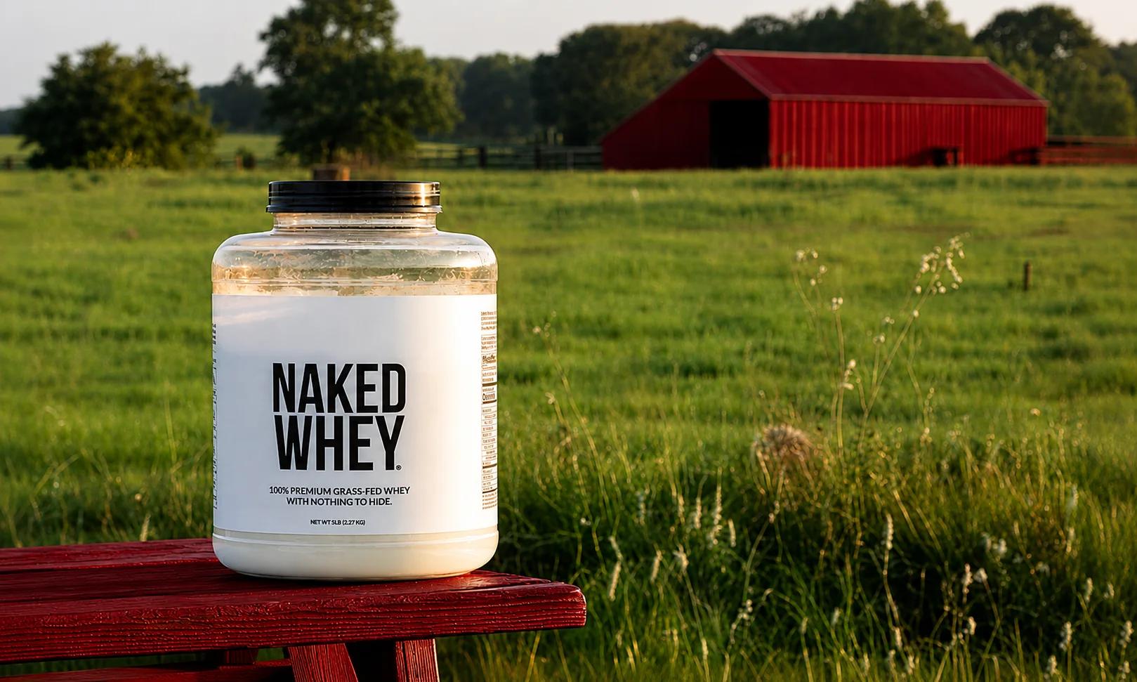 Naked Nutrition unflavored grass-fed whey protein
