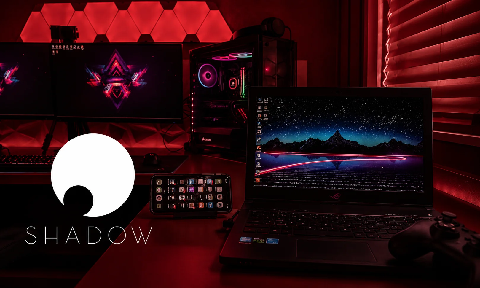 Shadow PC high-performance cloud computer interface