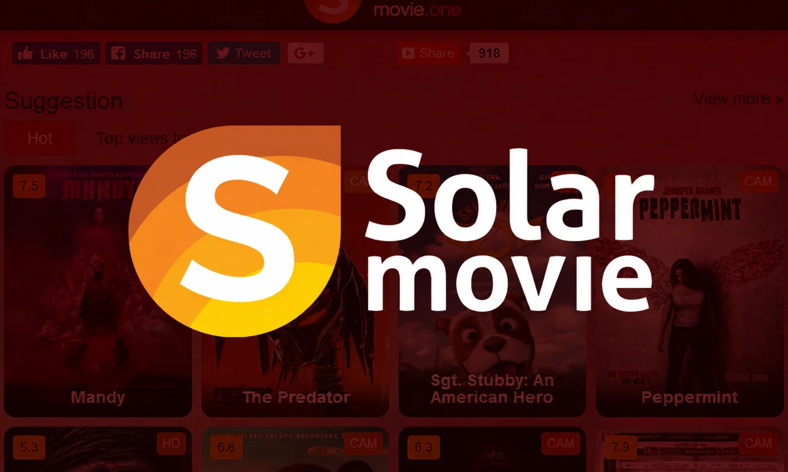 | Is Solar Movies Safe in 2026? Domains, Risks, and the Best Legal Free Streaming Sites Tablet showing the SolarMovie platform homepage on a dark red desk setup