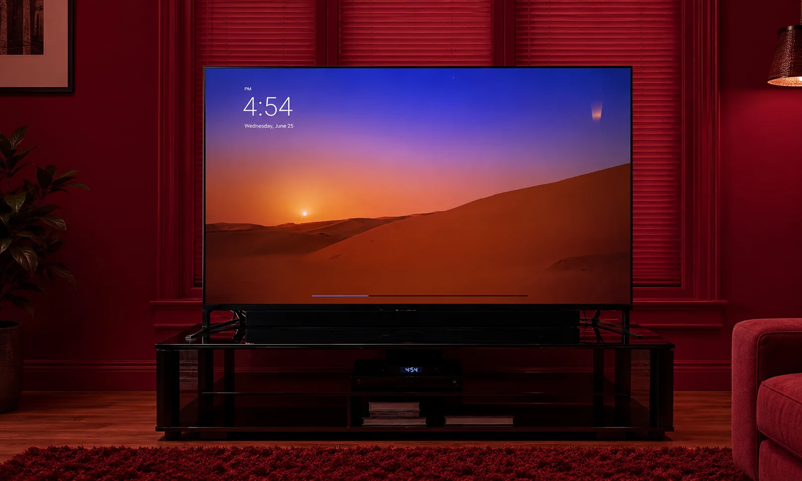 A Sony BRAVIA 8 II television displaying a vibrant cinematic view.