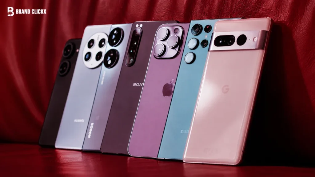 Top Smartphones In 2026 A summary graphic featuring a collective showcase of the top mobile devices for 2026.