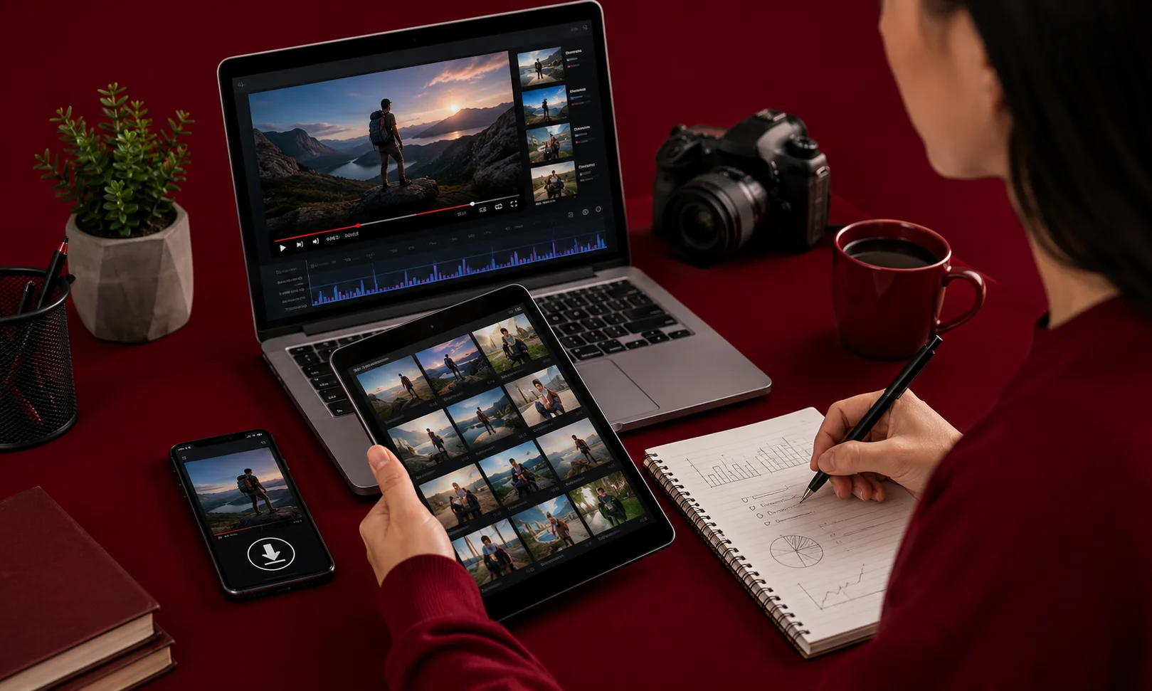 A guide or document explaining how downloaded videos can be utilized for research purposes.