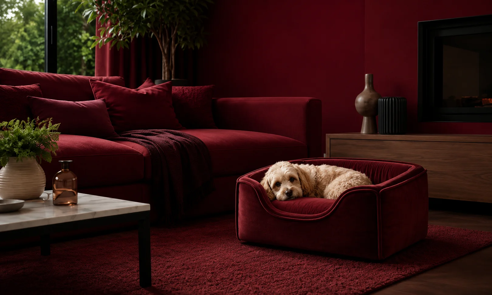 An overview explaining the design and construction of the Archie & Oscar upholstered pet furniture.
