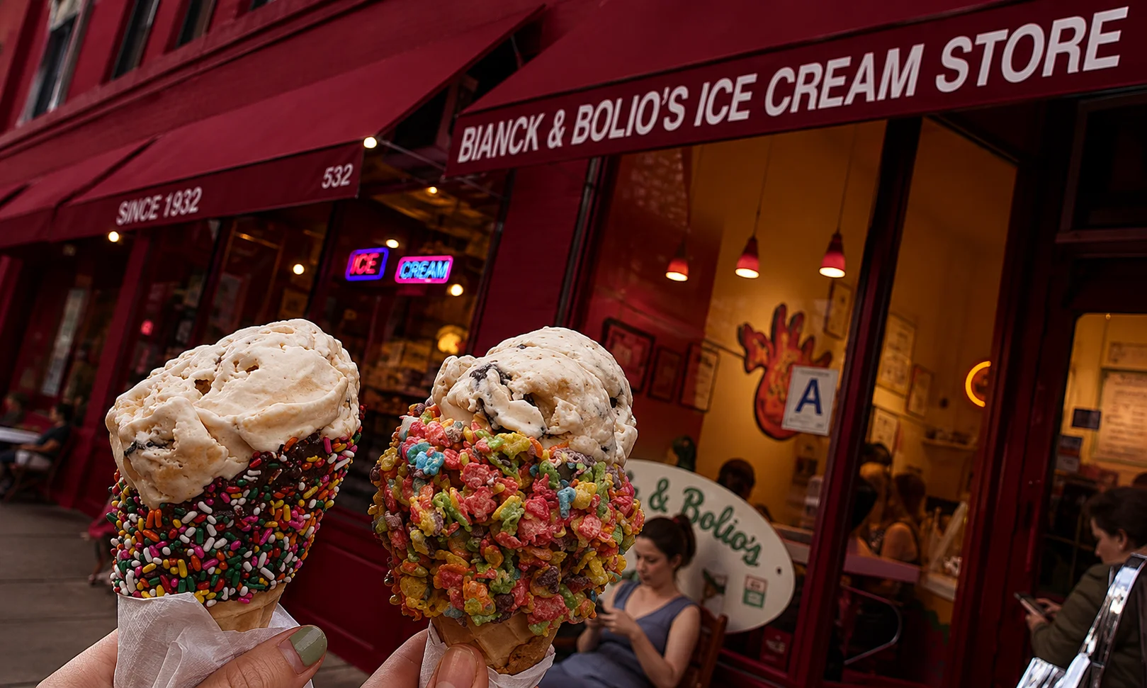 An article or document discussing the qualities and ingredients that make a great ice cream.