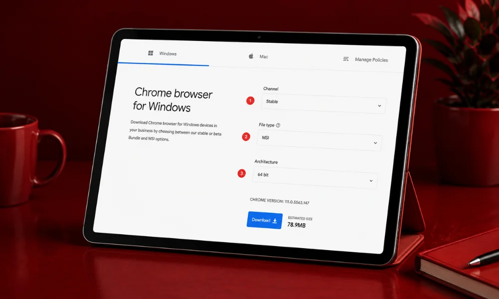 IT administrators managing enterprise network deployment with Google Chrome MSI