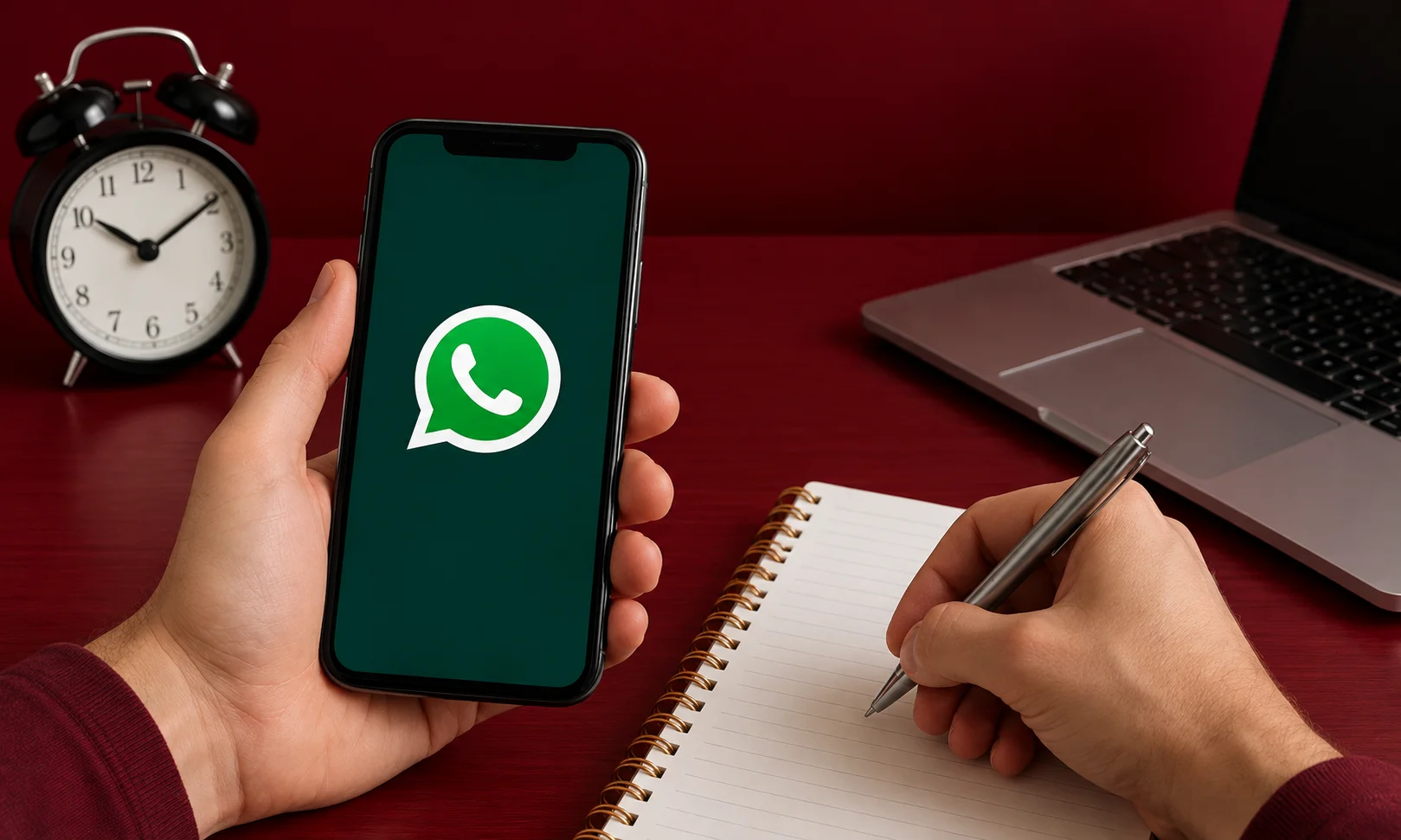 Overview of target users and messaging features on WhatsApp