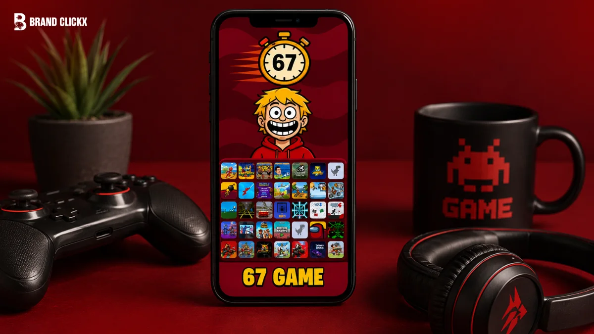Featured banner showing a variety of free online 67 Games accessible directly through a web browser.