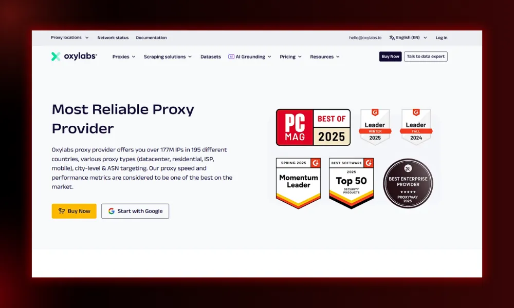 3 Oxylabs for enterprise-scale targeting