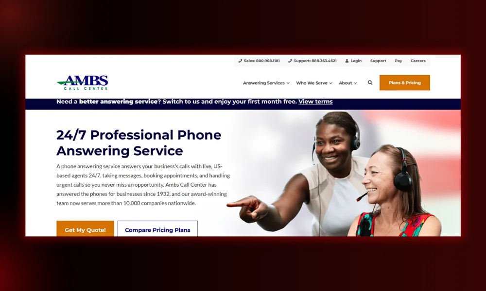 HIPAA-compliant medical call center and messaging support