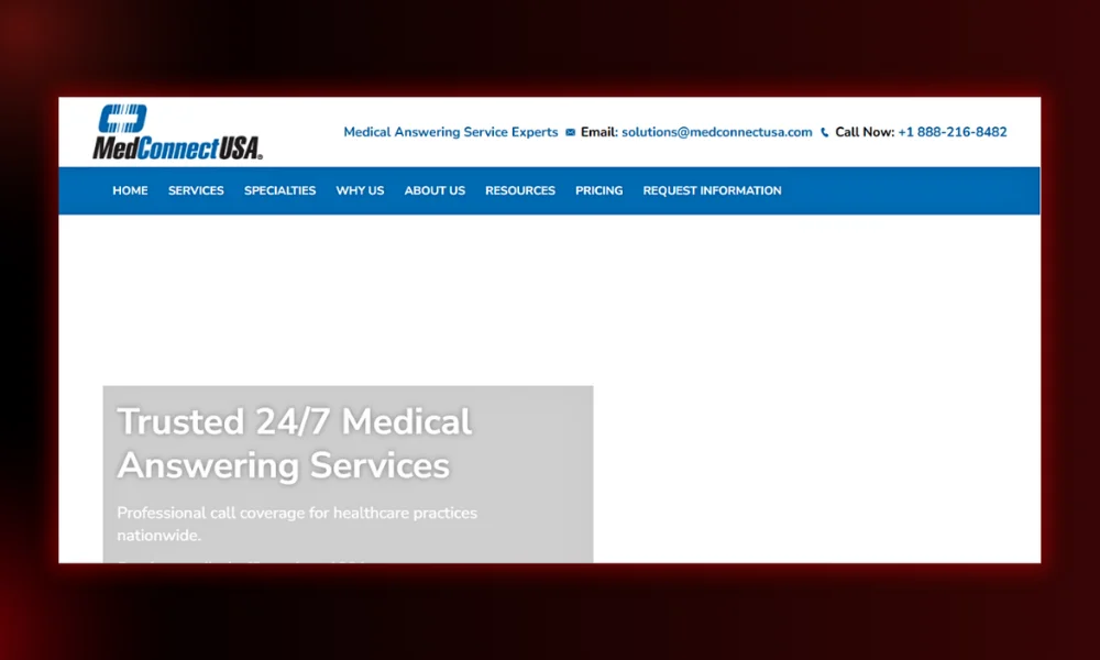 Specialized healthcare call center and patient scheduling