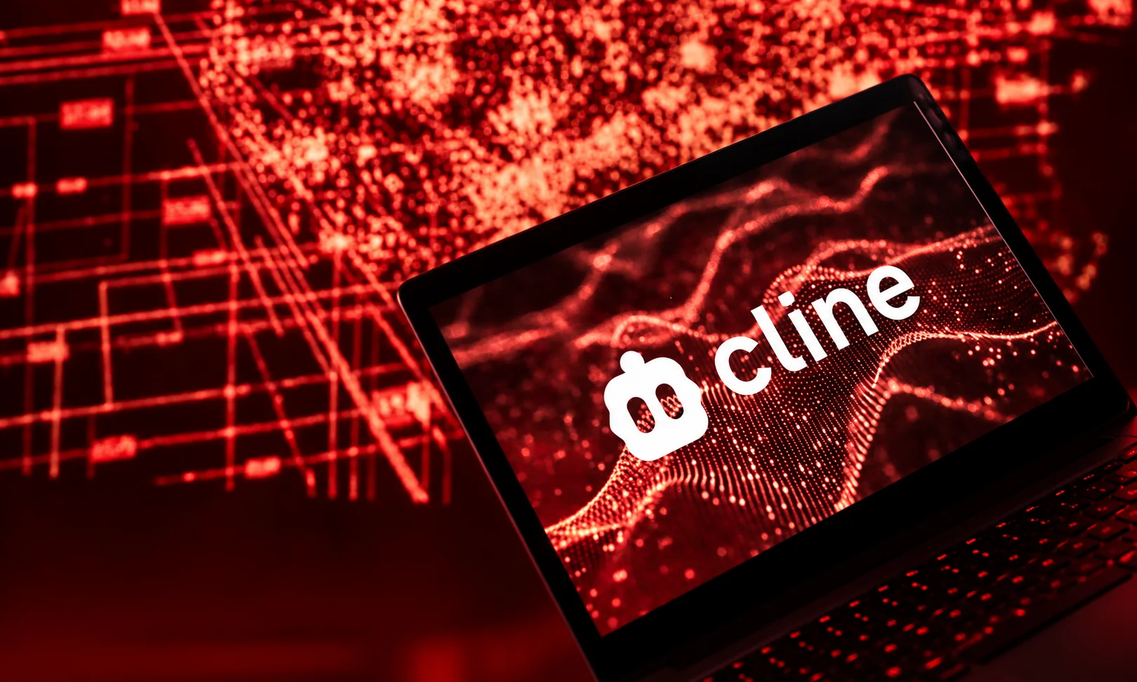 | Best AI Coding Tools for Developers in 2026 Laptop screen showcasing Cline interface with custom model configurations for flexible AI coding workflows.