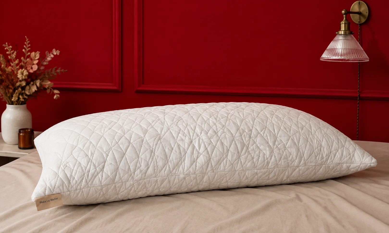 Adjustable loft and comfort of the Coop Home Goods pillow