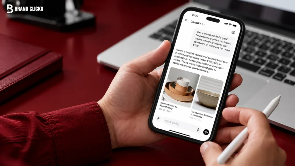 How Products Surface in ChatGPT shopping search interface