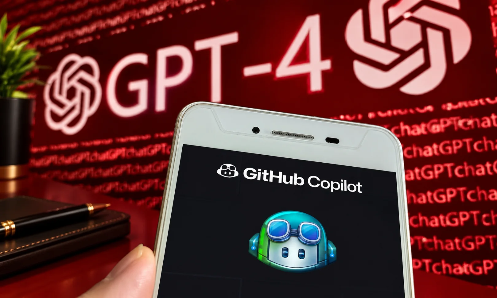 | Best AI Coding Tools for Developers in 2026 Smartphone displaying Gemini Code Assist logo for Google Cloud developers.