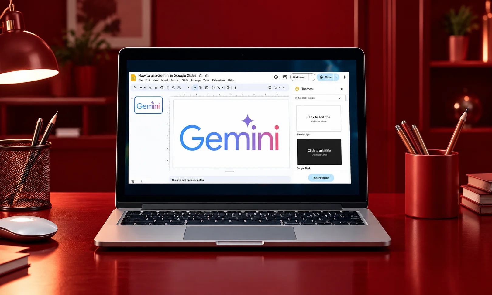 Google Slides Integration with Gemini AI