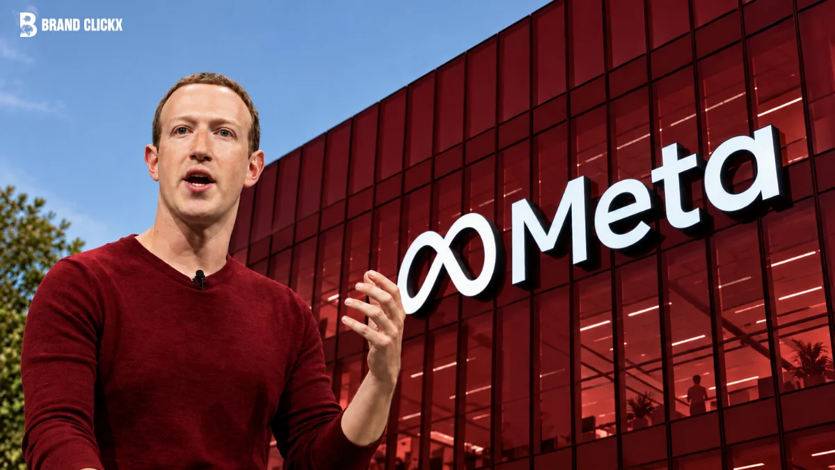 Mark Zuckerberg Outside Meta Headquarters