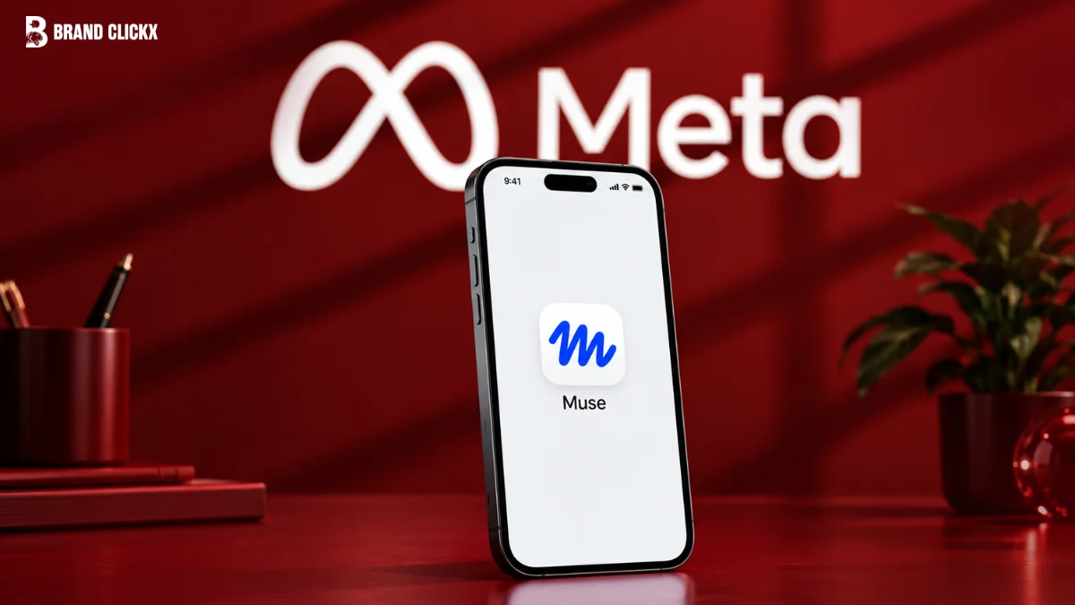 Meta Muse App Branding Display