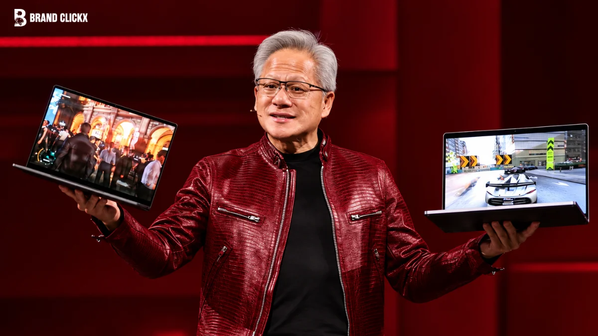 Nvidia RTX Spark PCs showcased on stage