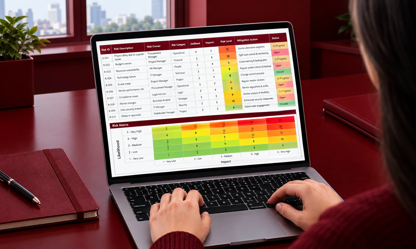 Overview of risk registers in project management