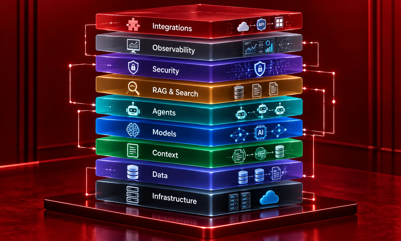 | The Enterprise AI Stack 2026: Every Tool, Platform, and Integration Mapped The Main Layers of an Enterprise AI Stack