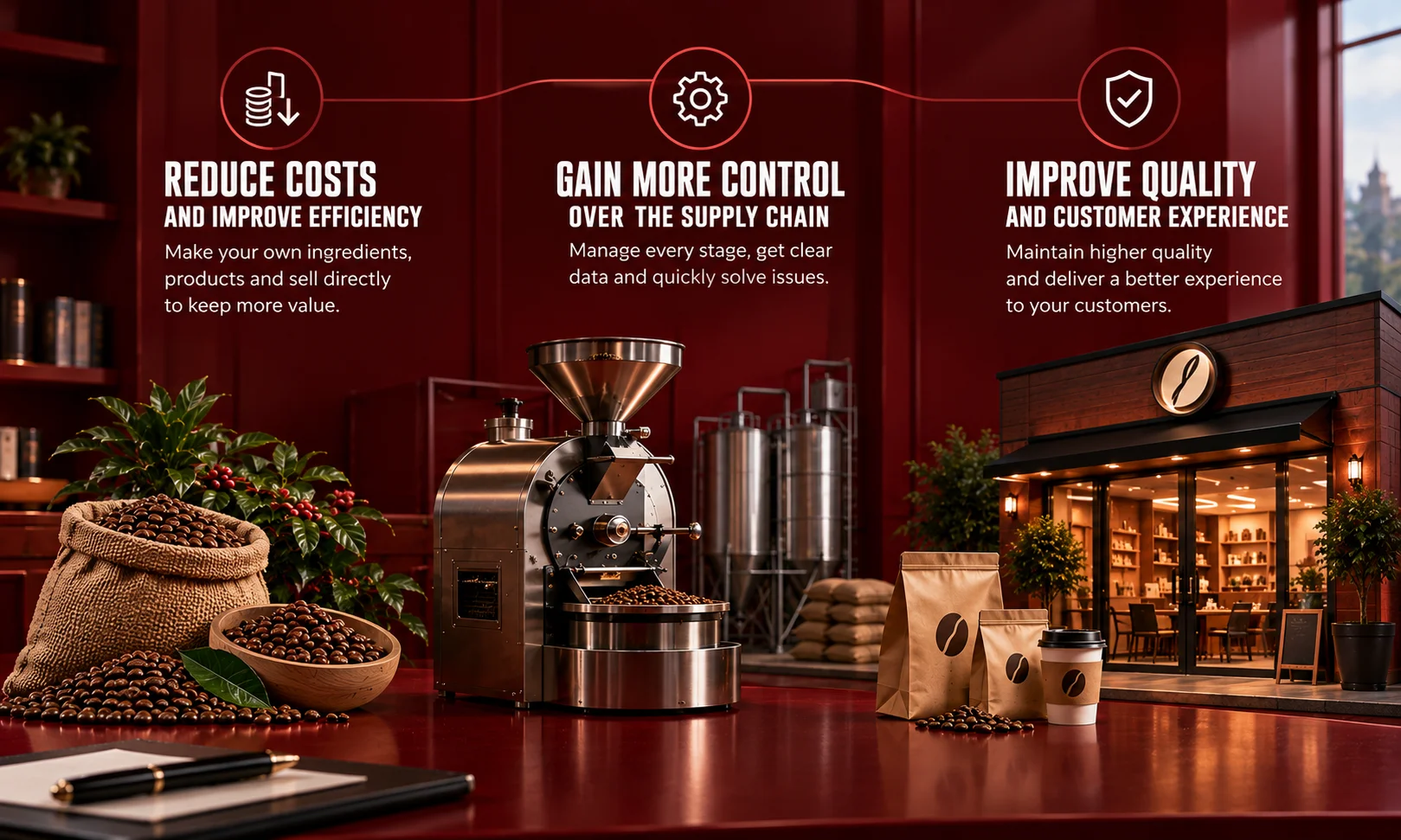 Strategic benefits of vertical integration for business