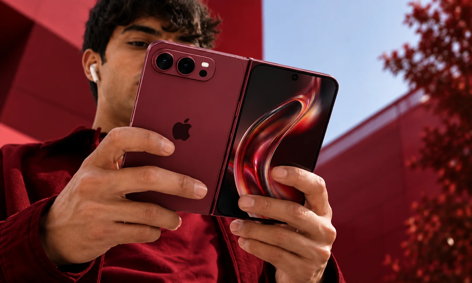 Unique design features separating Apple's foldable phone