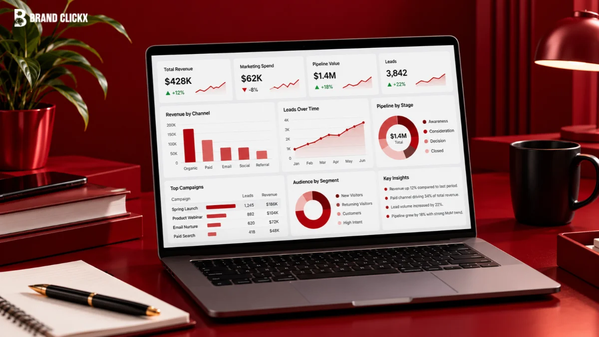marketing dashboard design